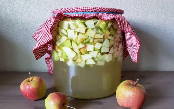 درست کردن سرکه سیب