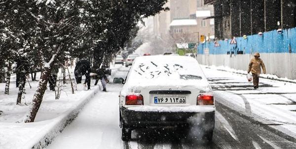 در تهران چند سانتی متر برف آمد؟