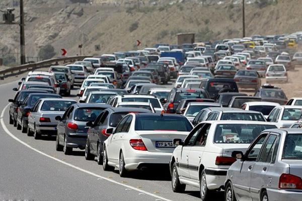 ترافیک سنگین در ورودی راه های مازندران ، ممنوعیت تردد در این محورها